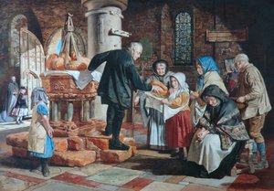 多尔，斯托教会，林肯郡，c.1864-67油面板 作者 詹姆斯·罗伯利